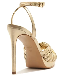 Schutz Women's Gaya Round Toe Dress Sandals