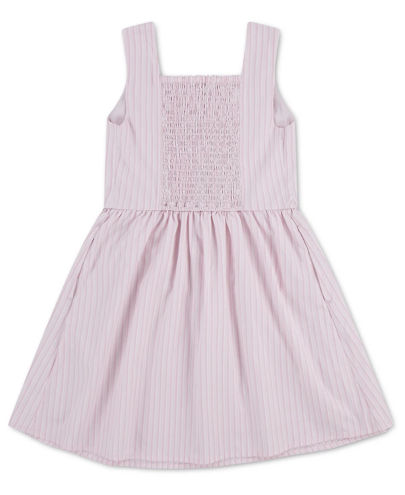 abercrombie kids Girls' Faux Button Square Neck Mini Dress