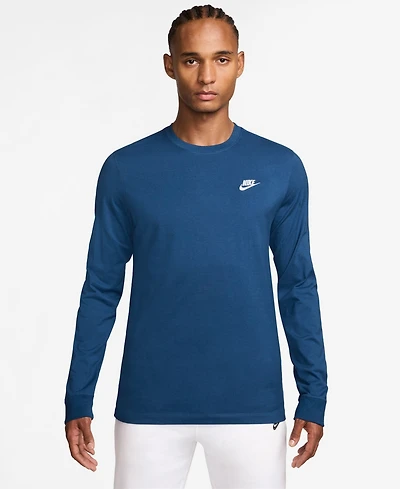 Nike Men's Long Sleeve Sportswear Club T-Shirt