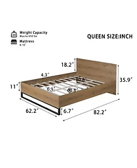 Streamdale Furniture Accent Bed Frame - Modern and Elegant