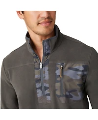 Free Country Men's FreeCycle Super Soft Microfleece 1/2 Zip Mock Neck Shirt