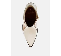 London Rag Stemon Three Tone Block Heel Boots Women
