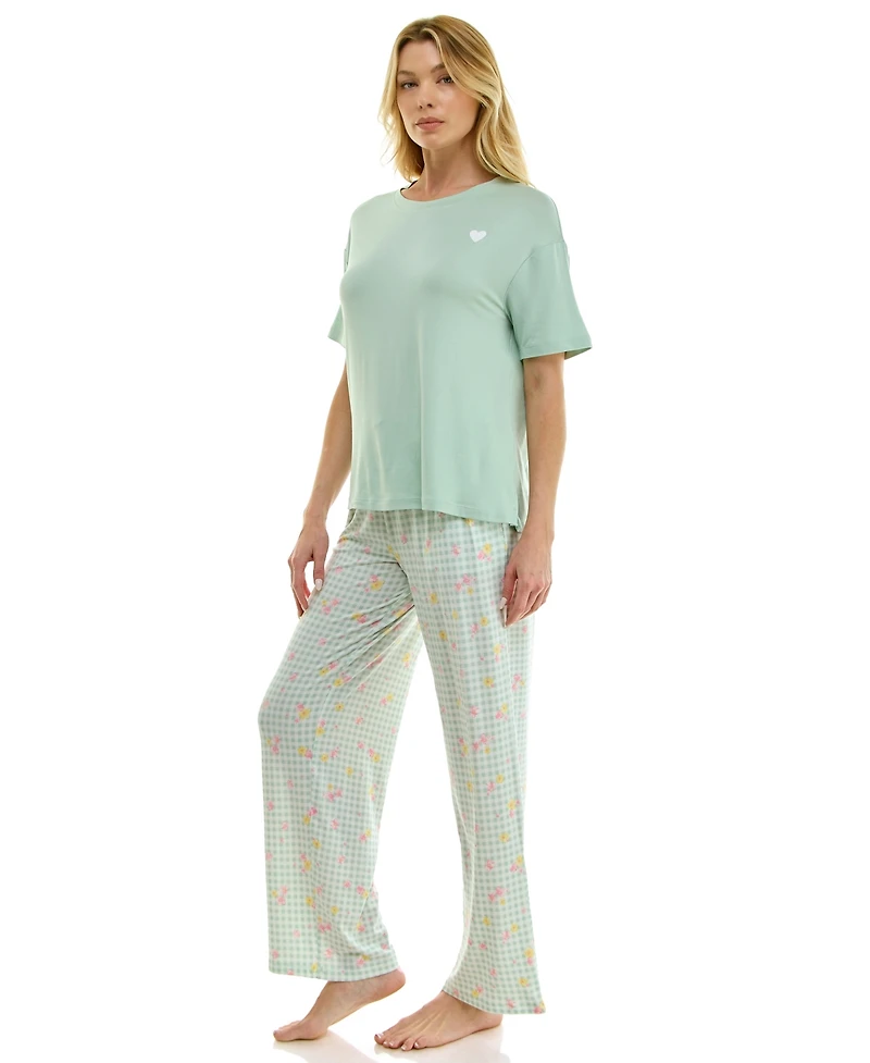 Roudelain Women's Drop Shoulder Crew Neck Top