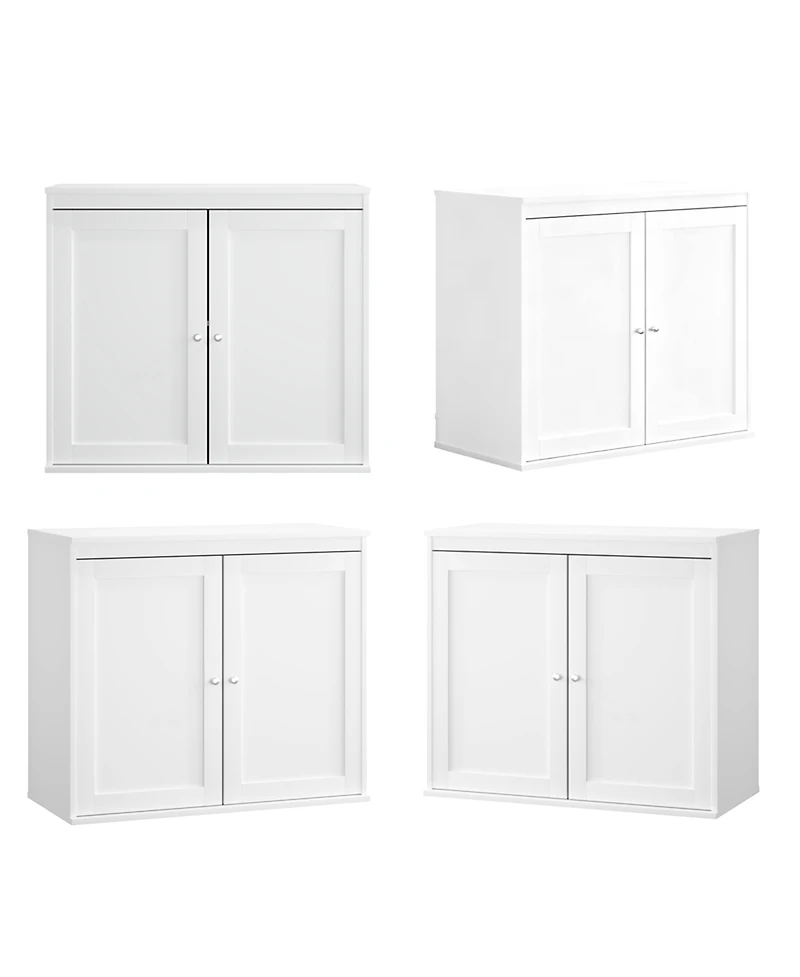 Streamdale Furniture Kitchen Storage Cabinet with Double Doors & Adjustable Shelves