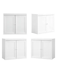 Streamdale Furniture Kitchen Storage Cabinet with Double Doors & Adjustable Shelves