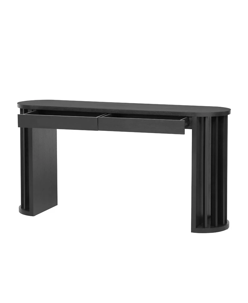 Streamdale Furniture 59" Oak Veneer Console Table