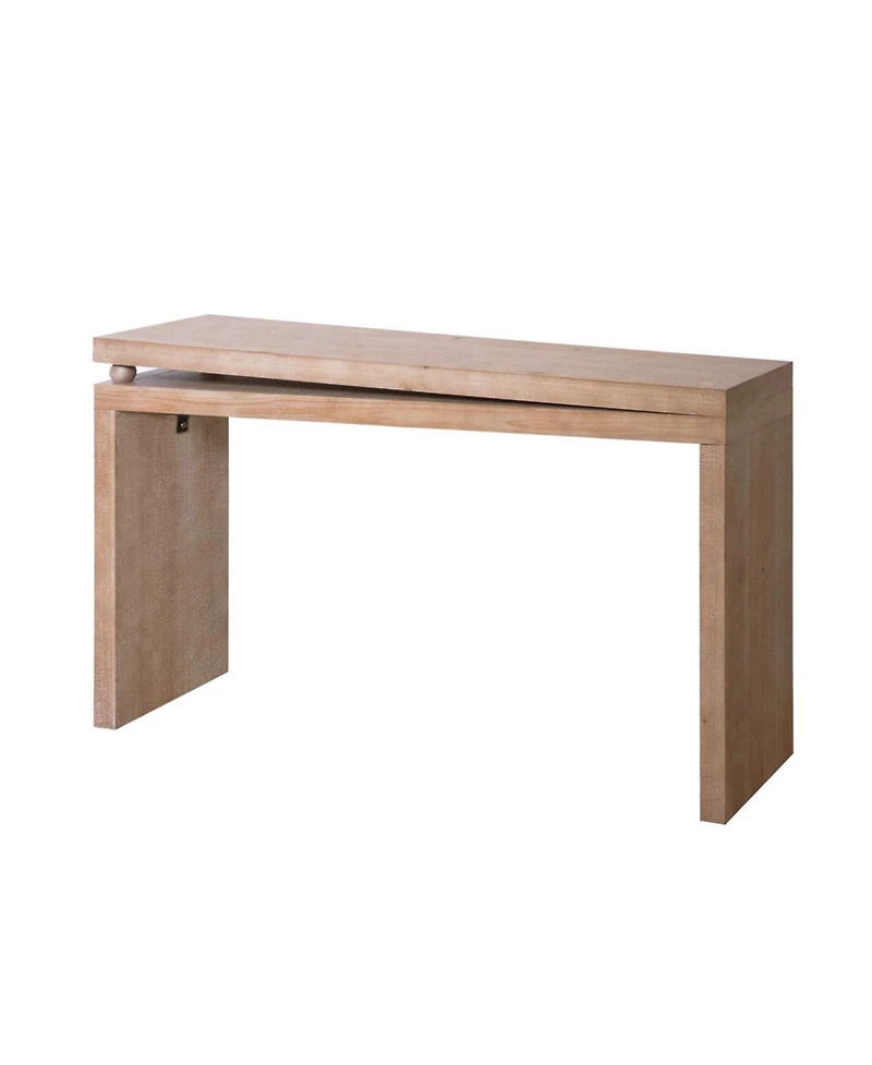 Streamdale Furniture Rustic Wood Console Table - Narrow Hallway/Entryway