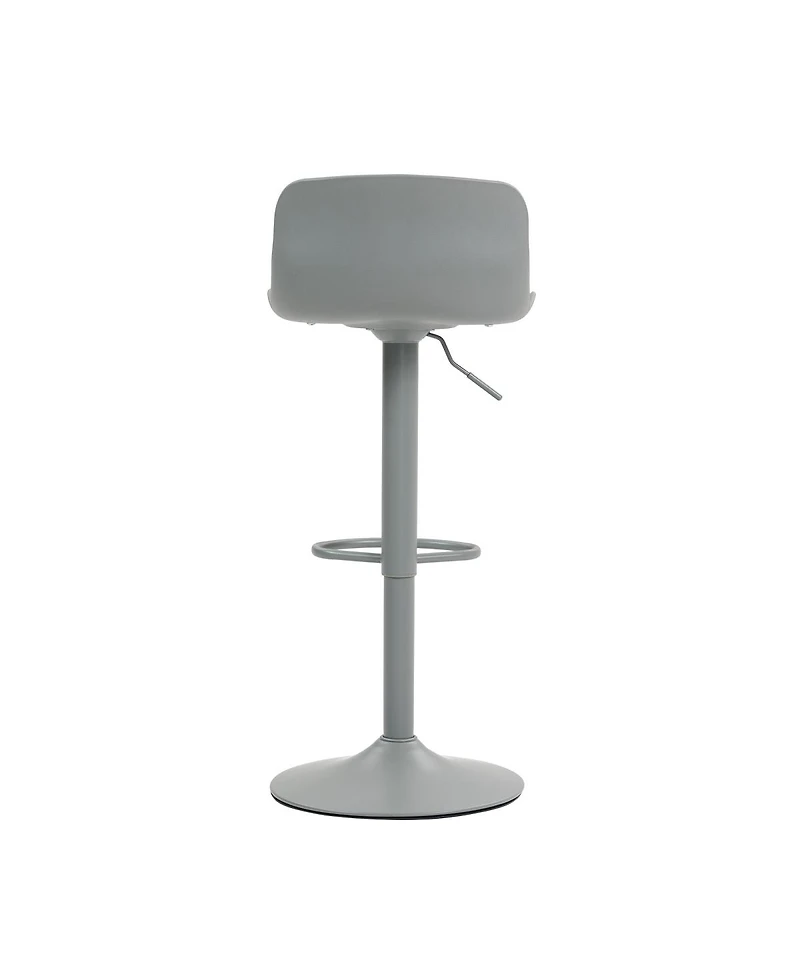 Streamdale Furniture Bar Stools Set of 2 – Modern Pu Leather Counter Height Swivel Chairs