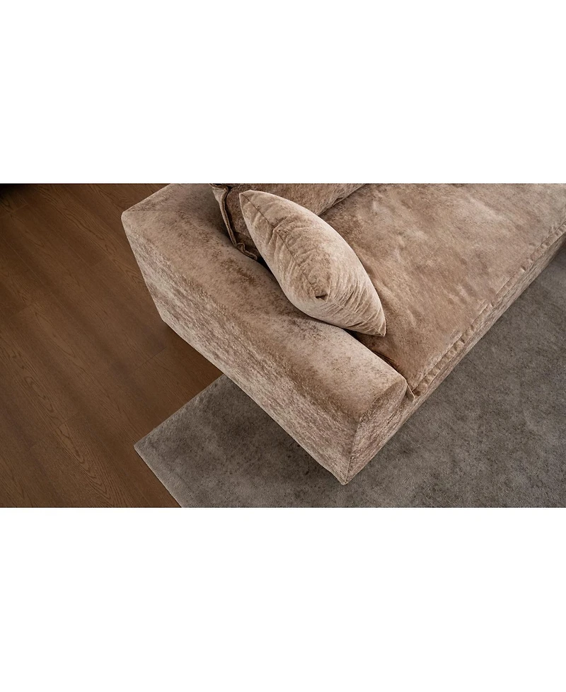 Streamdale Furniture Cloud Sectional Couch with L-Shape Chaise, Modern Modular Sofa