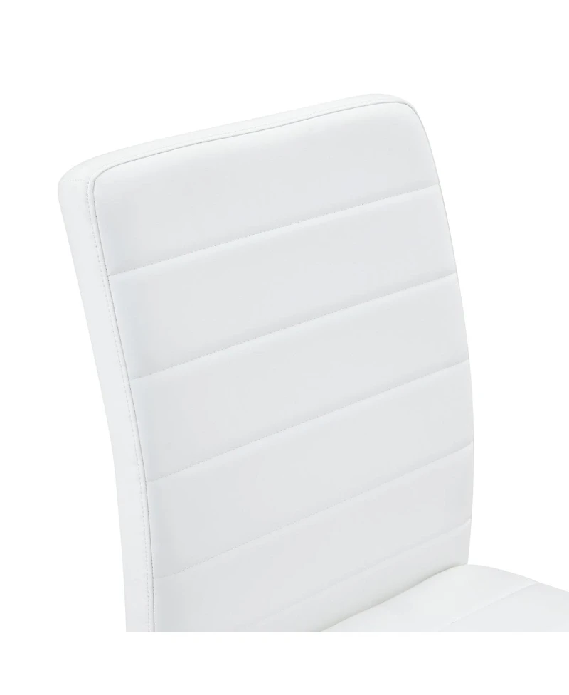 Streamdale Furniture 2-Pack Heavy-duty Chairs: 2.1" Cushion, Iron Frame, Home/Office, Great Value