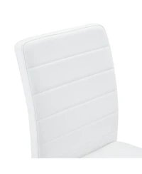 Streamdale Furniture 2-Pack Heavy-duty Chairs: 2.1" Cushion, Iron Frame, Home/Office, Great Value