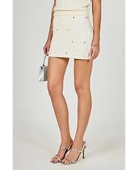 endless rose Women's Bow Detail Mini Skirt