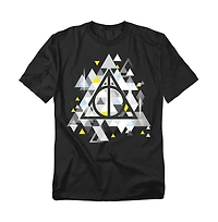 Harry Potter Men's Geometrical Deathly Hallows T Shirt