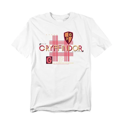 Harry Potter Men's Gryffindor Pattern Crest T Shirt