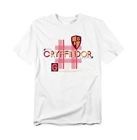 Harry Potter Men's Gryffindor Pattern Crest T Shirt