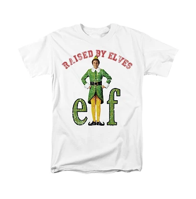 Elf Men's Christmas Raised By Elves T Shirt
