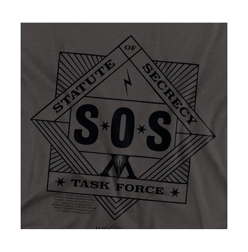 Harry Potter Men's Wizards Unite Sos Task Force T Shirt
