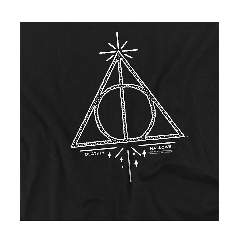 Harry Potter Men's Deathly Hallows Line Art T Shirt