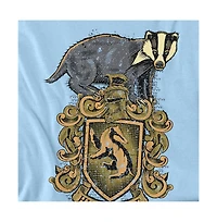 Harry Potter Men's Vintage Hufflepuff Shield Crest T Shirt