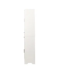 Streamdale Furniture White 70.87" H Tall Bathroom Storage Cabinet with 2 Doors & 2 Drawers