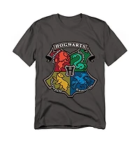 Harry Potter Men's Hand Drawn Hogwarts Crest T Shirt