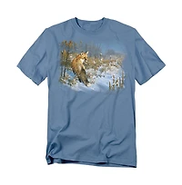 Wild Wings Men's Wildlife Winter Red Fox T Shirt