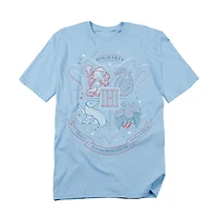 Harry Potter Men's Hand Drawn Hogwarts Shield T Shirt