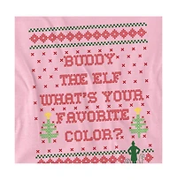 Elf Men's What's Your Favorite Color T Shirt