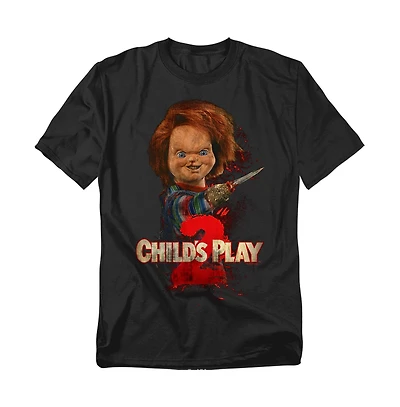Logovision Men's Childs Play 2 Heres Chucky T Shirt