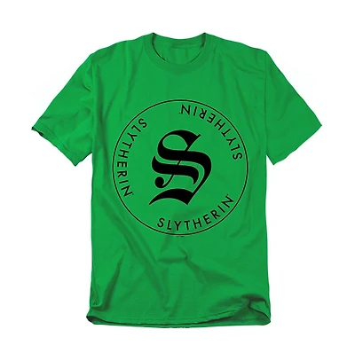 Harry Potter Men's Slytherin Letter S T Shirt