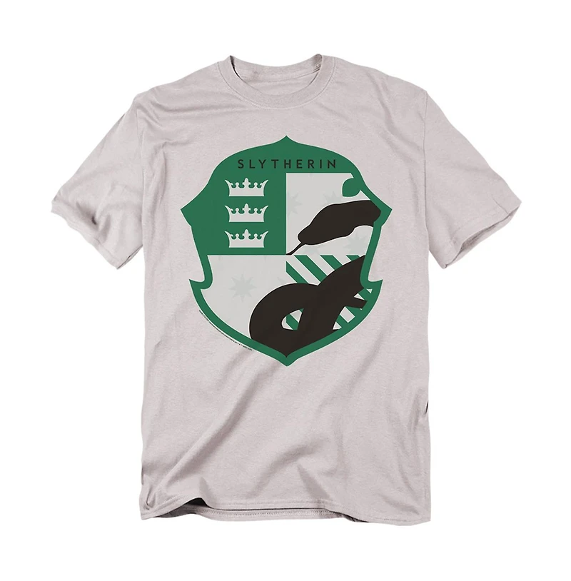 Harry Potter Men's Slytherin Four Square Shield Crest T Shirt