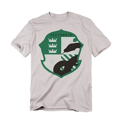 Harry Potter Men's Slytherin Four Square Shield Crest T Shirt