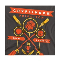 Harry Potter Men's Gryffindor Quidditch Team Captain T Shirt