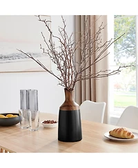 Danya B Milo Kande Carafe Modern Two Tone Tabletop Vase