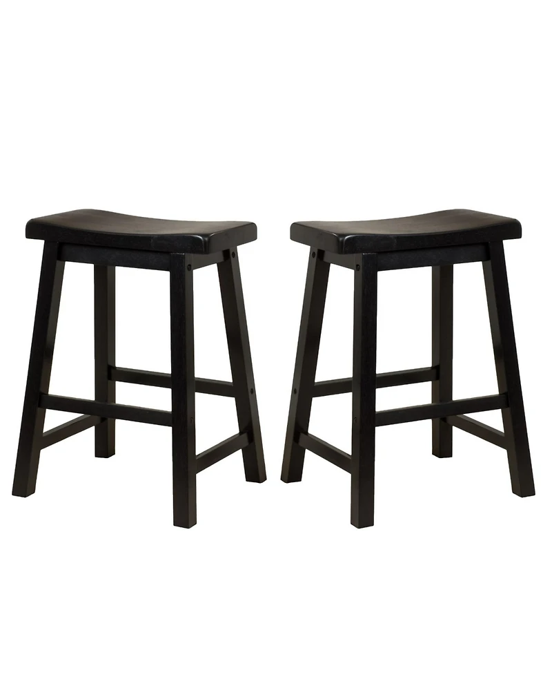 Streamdale Furniture Streamdale Saddle Counter Stool - Easy Assembly