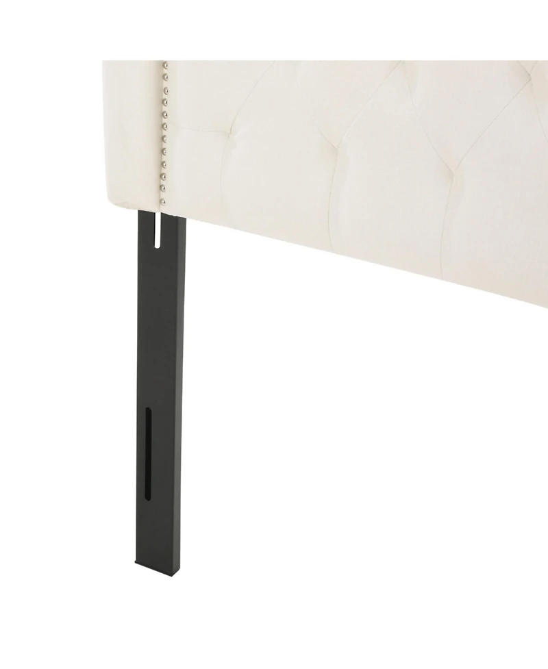 Streamdale Furniture Upholstered Headboard W/ Diamond Tufting