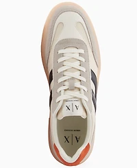 A|X Armani Exchange Men's Suede London Lace-Up Sneakers