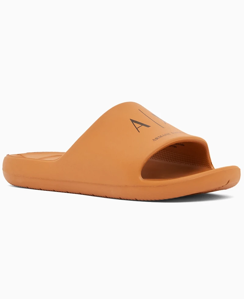 A|X Armani Exchange Men's Bubble Slide Sandals