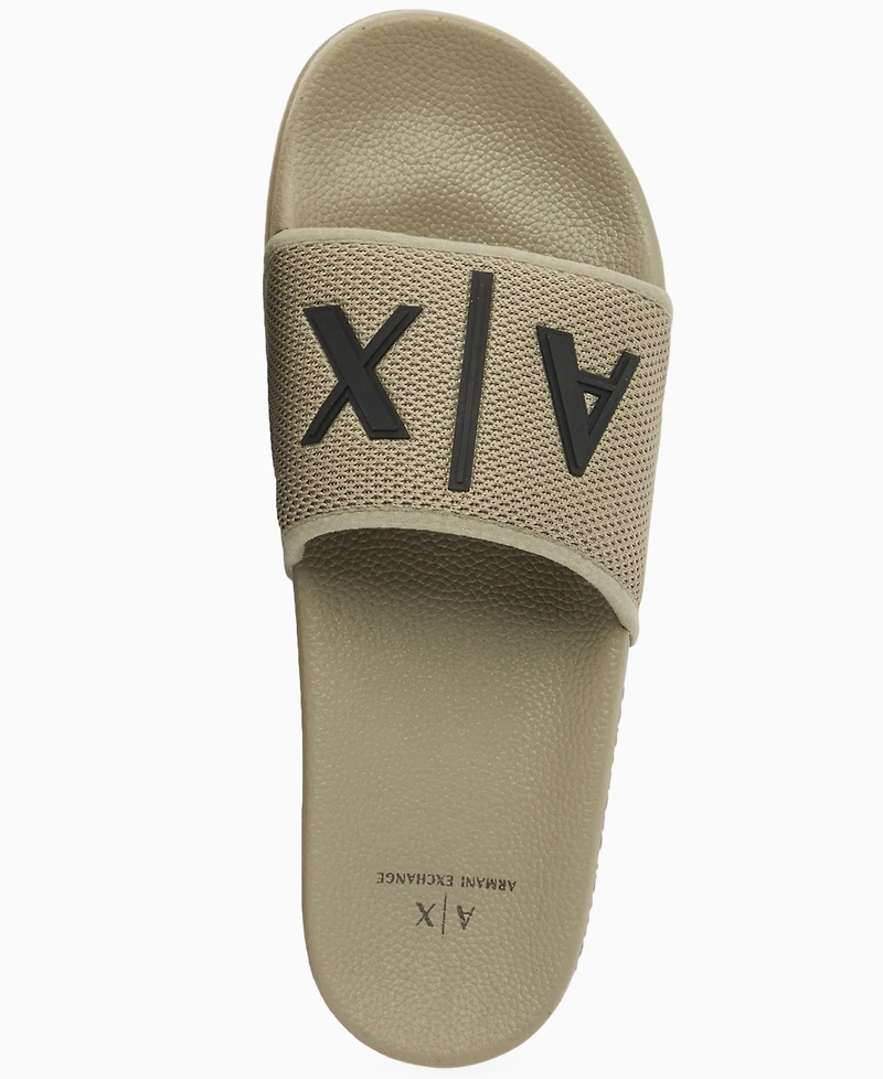 A|X Armani Exchange Men's Mykonos Slide Sandals