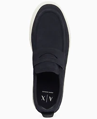 A|X Armani Exchange Men's London Suede Slip-On Shoes