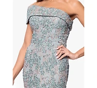 Xscape Petite Sleeveless Ball Gown