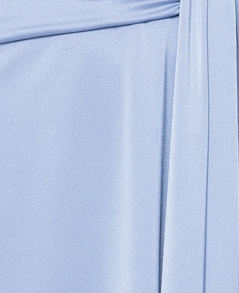 Xscape Petite Off-The-Shoulder Ball Gown