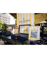 Suzy Levian New York Sterling Silver Cubic Zirconia Pave Drop Pendant