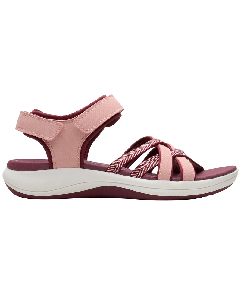 Clarks Women's Cloudsteppers Mira Shore Round Toe Sandals