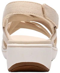 Clarks Women's BreezeRae Ana Open Toe Wedge Sandals