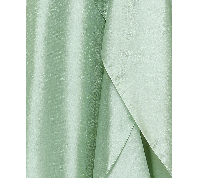 Xscape Women's Metallic Draped One-Shoulder Gown