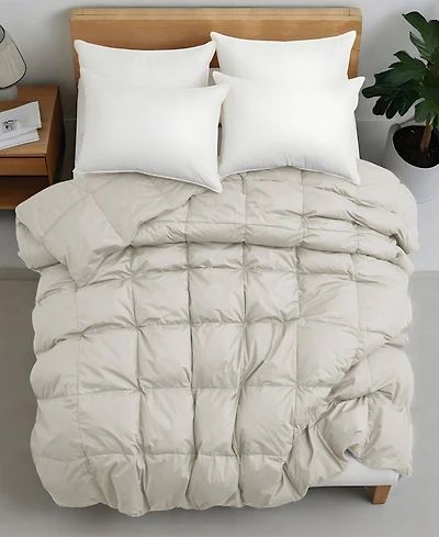 Unikome Comfort Goose Down Feather Comforter, Twin