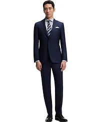Boss by Hugo Men's Italian-Made Cotton Blend Slim-Fit Dress Shirt