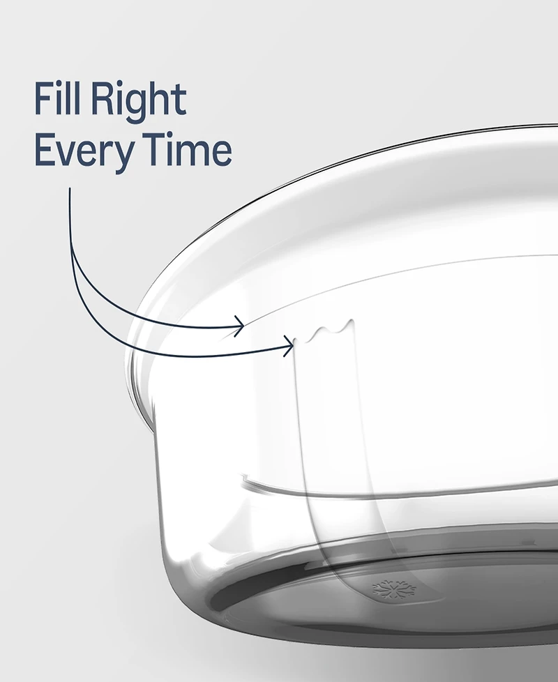 Tupperware Voila Glass Round Container