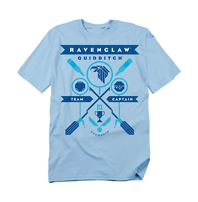 Harry Potter Men's Ravenclaw Quidditch Team Captain T Shirt